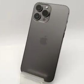 【中古】Apple SoftBank 【SIMフリー】 iPhone 13 Pro Max 128GB グラファイト MLJ43J/A【大須2】保証期間１ヶ月【ランクB】
