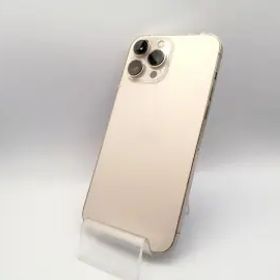 【中古】Apple docomo 【SIMフリー】 iPhone 13 Pro Max 128GB ゴールド MLJ63J/A【秋葉本店】保証期間１ヶ月【ランクB】