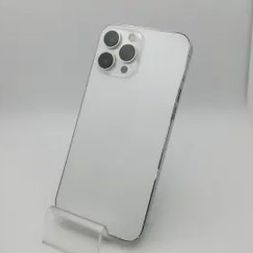【中古】Apple 国内版 【SIMフリー】 iPhone 13 Pro Max 256GB シルバー MLJ93J/A【柏】保証期間１週間【ランクC】