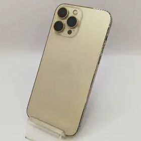 【中古】Apple docomo 【SIMフリー】 iPhone 13 Pro Max 256GB ゴールド MLJA3J/A【DS秋葉】保証期間１ヶ月【ランクC】