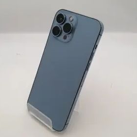 【中古】Apple docomo 【SIMフリー】 iPhone 13 Pro Max 256GB シエラブルー MLJD3J/A【新宿東口】保証期間１ヶ月【ランクB】