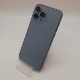 【中古】Apple au 【SIMフリー】 iPhone 13 Pro Max 256GB シエラブルー MLJD3J/A【新宿東口】保証期間１ヶ月【ランクB】