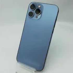 【中古】Apple docomo 【SIMフリー】 iPhone 13 Pro Max 1TB シエラブルー MLKK3J/A【秋葉本店】保証期間１ヶ月【ランクC】