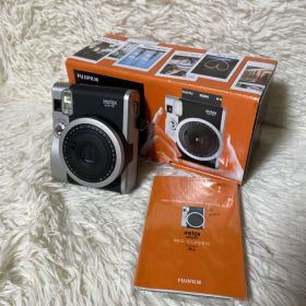 【美品】FUJIFILM instax mini 90 ブラック チェキ