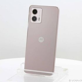 〔中古〕Motorola(モトローラ) moto g53y 5G 128GB ペールピンク MOSAD3 Y!mobile SIMフリー〔344-ud〕