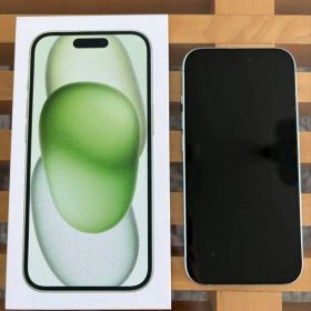 Apple iphone15 本体 ミントグリーン 傷あり