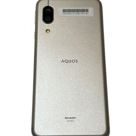 【管理番号-SK】SHARP シャープ AQUOS アクオス Sense3 SH-M12 SIMフリー シルバーホワイト 簡易動作確認済 初期化済 中古 現状品
