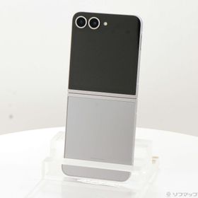 (中古)SAMSUNG Galaxy Z Flip6 512GB シルバーシャドウ SCG29 au SIMフリー(352-ud)