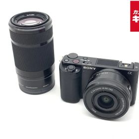 【中古】 【良品】 ソニー VLOGCAM ZV-E10 ダブルズームレンズキット ブラック