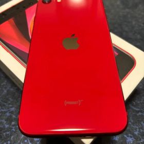 美品 iPhone SE2 第2世代 SIMフリー64GB レッド 本体+箱