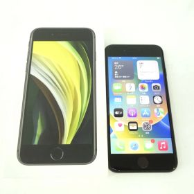 SIMフリー iPhone SE 第2世代 64GB ブラック MHGP3J/A バッテリー最大容量94％ ※中古/利用○