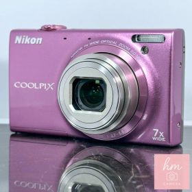 【美品】Nikon COOLPIX S6100 グロスピンク 1600万画素 光学7倍ズーム 広角28mm タッチパネル ニッコールレンズ コンパクトデジタルカメラ ニコン クールピクス