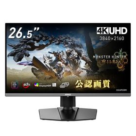 MSI ゲーミングモニター MPG 272URX QD-OLED 26.5インチ 4K UHD 3,840×2,160 240Hz 0.03ms（GTG） QD-OLED 4711377290876-ds
