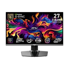 MPG 272URX QD-OLED 26.5インチ 4K ゲーミングモニター 240Hz 0.03ms(GTG)