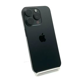 【全額返金保証】【最速発送】 iPhone Pro 15 Pro 128GB ブラックチタニウム au SIMフリー 白ロム 美品 動作確認済 85%