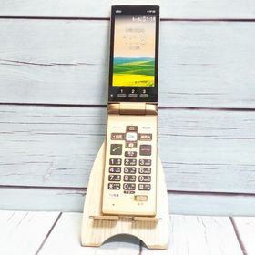 au 京セラ かんたんケータイ KYF38 シャンパンゴールド 976