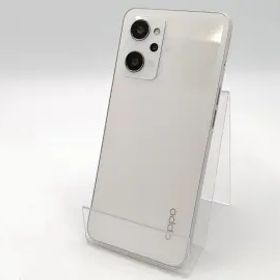 【中古】Oppo ymobile 【SIMフリー】 OPPO Reno9 A ムーンホワイト 8GB 128GB A301OP【ECセンター】保証期間１ヶ月【ランクB】