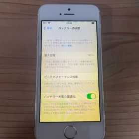 iPhone se 初代 白 64GB バッテリー96%