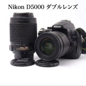 【スマホ転送OK】Nikon D5000 ダブルズームキット初心者・運動会に最適
