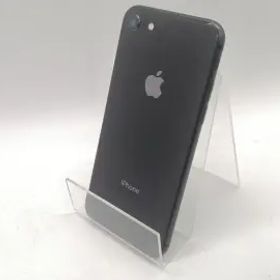 【中古】Apple au 【SIMロック解除済み】 iPhone 8 64GB スペースグレイ MQ782J/A【熊本】保証期間１ヶ月【ランクB】