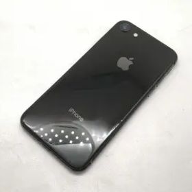 【中古】Apple au 【SIMロック解除済み】 iPhone 8 64GB スペースグレイ MQ782J/A【宇田川】保証期間１ヶ月【ランクC】