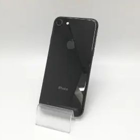 【中古】Apple au 【SIMロック解除済み】 iPhone 8 64GB スペースグレイ MQ782J/A【福岡天神】保証期間１ヶ月【ランクC】