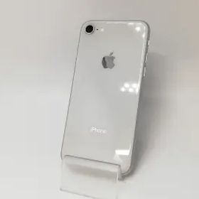 【中古】Apple au 【SIMロック解除済み】 iPhone 8 64GB シルバー MQ792J/A【福岡天神】保証期間１ヶ月【ランクB】