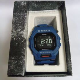 美品 G-SHOCK GBD-200-2JF G-SQUAD ブルー 付属品完備