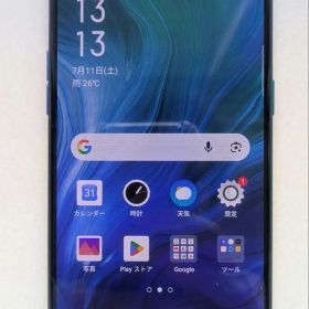 OPPO RENO A スマートフォン 本体 ブルー
