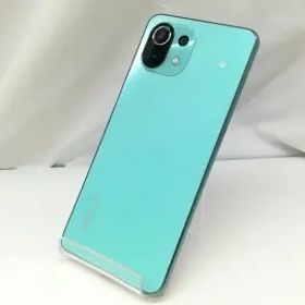 【中古】Xiaomi 国内版 【SIMフリー】 Mi 11 Lite 5G ミントグリーン 6GB 128GB M2101K9R【ECセンター】保証期間１ヶ月【ランクB】