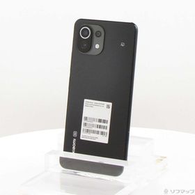 (中古)Xiaomi Mi 11 Lite 5G 128GB トリュフブラック Mi11Lite5G SIMフリー(349-ud)