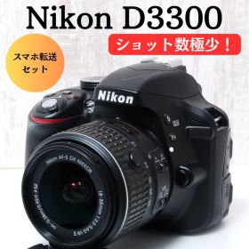 ❤️美品❤️ショット数僅か❤️高画質・軽量❤️スマホ転送セット❤️Nikon D3300