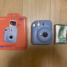 FUJIFILM instaxmini 12 本体 パステルブルー フィルム付き