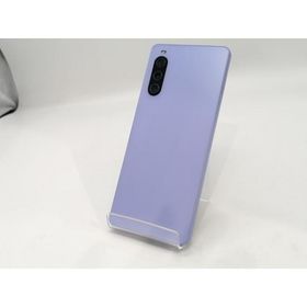 【中古】SONY au 【SIMフリー】 Xperia 10 V ラベンダー 6GB 128GB SOG11【浜松駅前】保証期間１ヶ月【ランクB】