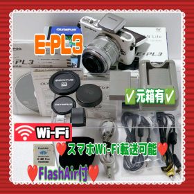 ❤️OLYMPUS❤️E-PL3❤️元箱有❤️Wi-Fi転送可能❤️80710