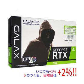 【中古】玄人志向 グラフィックボード GALAKURO GK-RTX3060-E12GB/OC/WHITE PCIExp 12GB 元箱あり【いつでも+1％！5のつく日と日曜日は+2%！】 爆買
