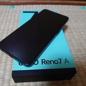 美品 cph2353 reno7a ブラック SIMフリー