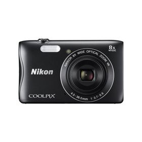 Nikon デジタルカメラ COOLPIX S3700 ブラック 光学8倍ズーム 2005万画素 S3700BK