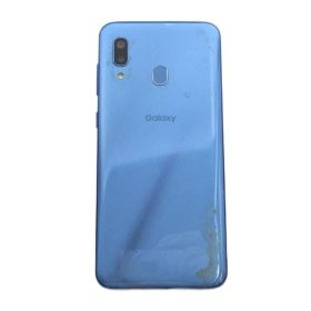 サムスン sumsung galaxy A30 SCV43-U 携帯電話 スマートフォン 本体 初期化・動作確認済 青 ブルー ■GY11 /MQ
