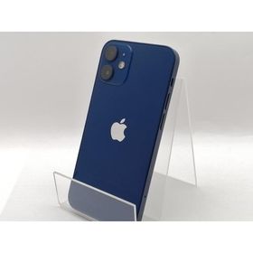 【中古】Apple 国内版 【SIMフリー】 iPhone 12 mini 128GB ブルー MGDP3J/A【津田沼】保証期間１ヶ月【ランクB】