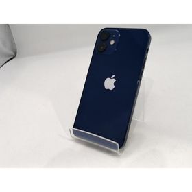 【中古】Apple docomo 【SIMロック解除済み】 iPhone 12 mini 128GB ブルー MGDP3J/A【浜松駅前】保証期間１ヶ月【ランクB】