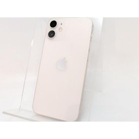 【中古】Apple 国内版 【SIMフリー】 iPhone 12 mini 128GB ホワイト MGDM3J/A【津田沼】保証期間１ヶ月【ランクC】