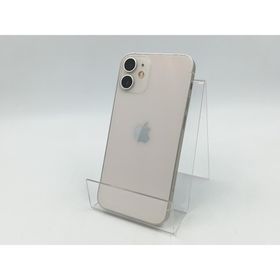 【中古】Apple au 【SIMロック解除済み】 iPhone 12 mini 128GB ホワイト MGDM3J/A【津田沼】保証期間１ヶ月【ランクC】