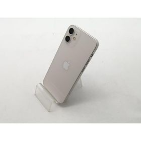 【中古】Apple SoftBank 【SIMロック解除済み】 iPhone 12 mini 128GB ホワイト MGDM3J/A【OSU301】保証期間１ヶ月【ランクC】