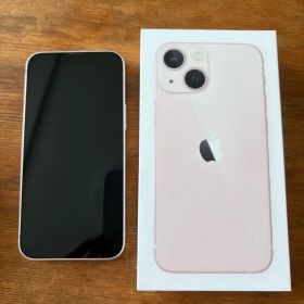 美品 iPhone 13 mini128gb ピンク 初期不良なし 充電コード付