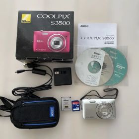Nikon COOLPIX S3500 シルバー SDカードつき 動作確認済