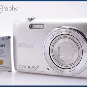 【動作保証】 ニコン Nikon COOLPIX S3500 7X バッテリー付属 同梱無料 #ks618