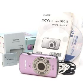 AB- (良品) Canon キヤノン IXY DIGITAL 930 IS パープル 初期不良返品対 77-28