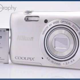 難あり ニコン Nikon COOLPIX S3700 8X バッテリー付属 同梱無料 #ks129