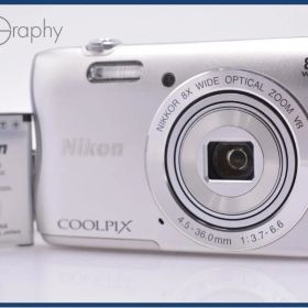 ニコン Nikon COOLPIX S3700 8x バッテリー付属 同梱無料 #am6677